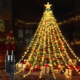 WUQNGI Fairy Lights Christmas Tree 200 cm 400 LEDs