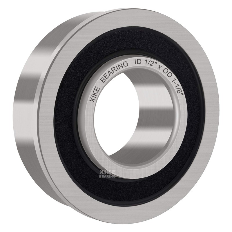 XiKe 4 Pack Flanged Ball Bearing ID 1/2" x OD