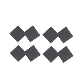 LALAFINA Elevate Your Style 4 Pack High Heel Soles Stickers Non-Slip Silent and Easy to Apply Black Size S