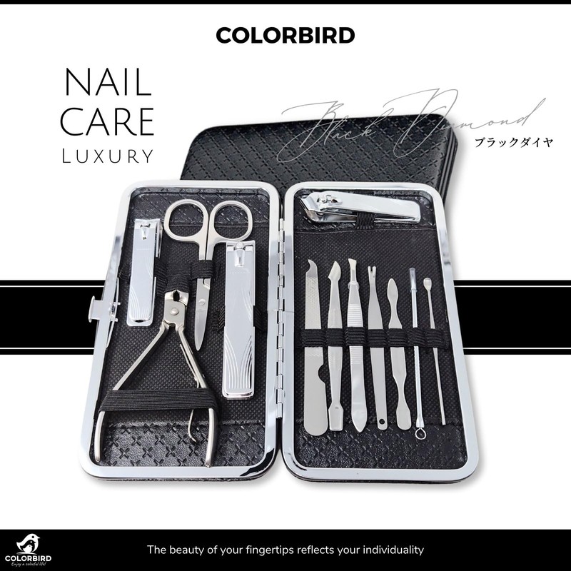 COLORBIRD Nail Care Set, Nail Clippers, Nail Care, Nail File,