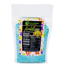 Wellspring Gardens Honeysuckle Fuel Fertilizer - Water Soluble Plant Food, Bloom Booster Fertilizer for Flowering Plants, Ideal for Vibrant Blooms - 1 Pound(lb.)
