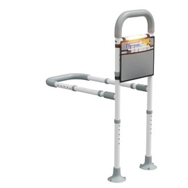 Yornoli Bed Rail for Elderly Adults with Motion-Sensing Light, Adjustable Non-Slip Grip Handle, Sturdy Steel Frame, Easy Installation, Storage Pocket– Safety & Support for Seniors (104CM)