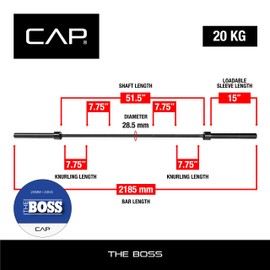 CAP Barbell THE BOSS Olympic Power Bar
