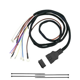 11 Pin Plow Side Light Wiring Harness Replace 26347 26377 Fit for Western SnowEx Plows Fisher Blizzard, 3 Plug Snowplow Light Harness with Dust Cover