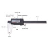 Digital Brake Disc Caliper Electronic Display Vernier Pointed Ruler Measuring