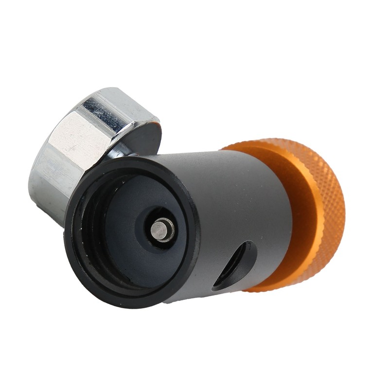 CO2 Refill Adapter Connector Valve ASA with 3000psi Pressure Gauge