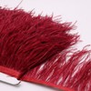 FQTANJU 2 Yards Soft & Natural Ostrich Feathers Fringe Trims