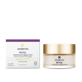 Sesderma Retisil Crema Facial Reafirmante y Antiarrugas con Retinol, Péptidos y Ácido Hialurónico, para Todo Tipo de Piel, 50 ml