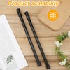 2pcs Window Bars Security, 11.8 Inch Adjustable Sliding Door Guard