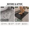 Black Non-Slip Floor Mat 40cm x 60cm - Durable and