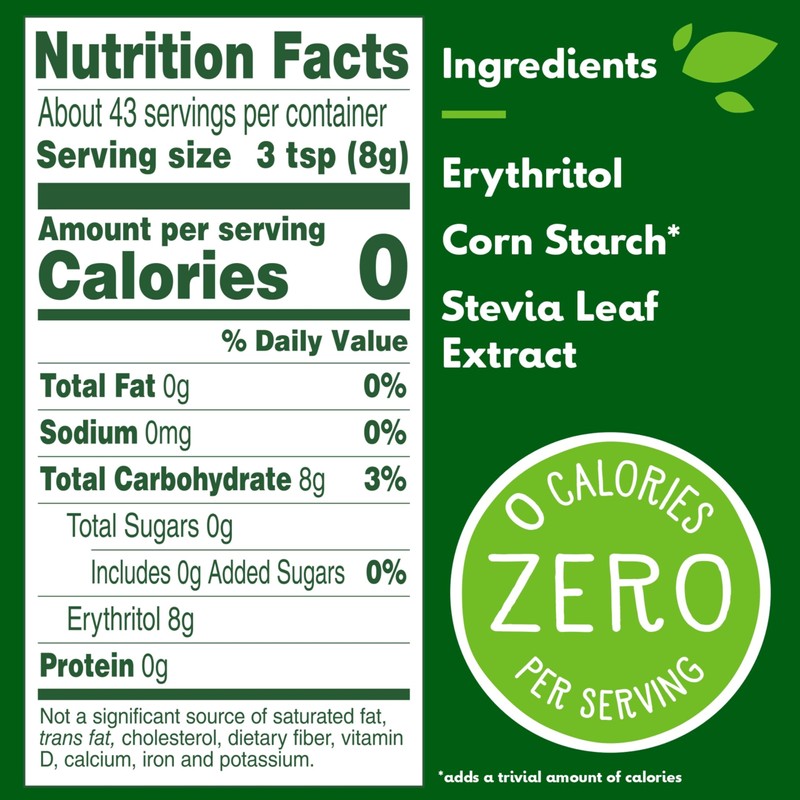 Truvia Sweet Complete Confectioners Calorie-Free Sweetener with the Stevia Leaf,