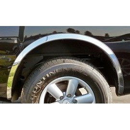 QMI 605002 -Fender Trim Compatible with Nissan 720 Pickup (Full Arch) Mirror Polished Stainless Steel Wide Width Set Of 4