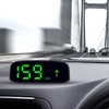 Solar Powered Head Up Display GPS Digital Car Speedometer with