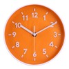 Topkey 8” Round Silent Wall clock Easy Read Big Numbers
