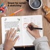 Wiisdatek Notebook Journal, Lined Leather Hard Cover,100Gsm Thick Paper with