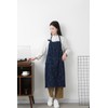 Pincy Cotton Denim Apron, Unisex Adjustable Bib Apron with Pockets