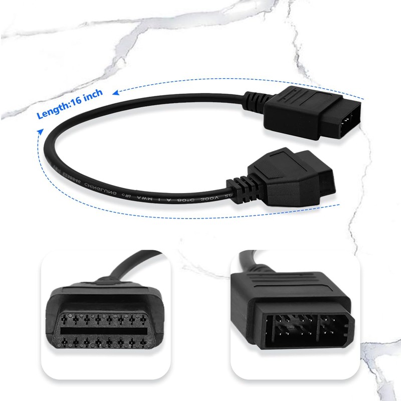 PARANNIC OBD1 to OBD2 Adapter Cable for Nissan Vehicles OBD2