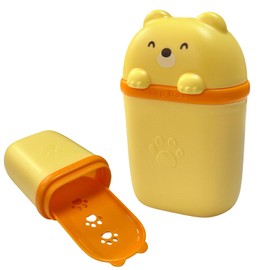 Soap Dish for Shower,Bar Soap Holder Travel Case,Travel Soap Case(Cartoon Bear Design)
