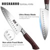 HOSHANHO Santoku Knife 7 Inch, Professional High Carbon Stainless Steel