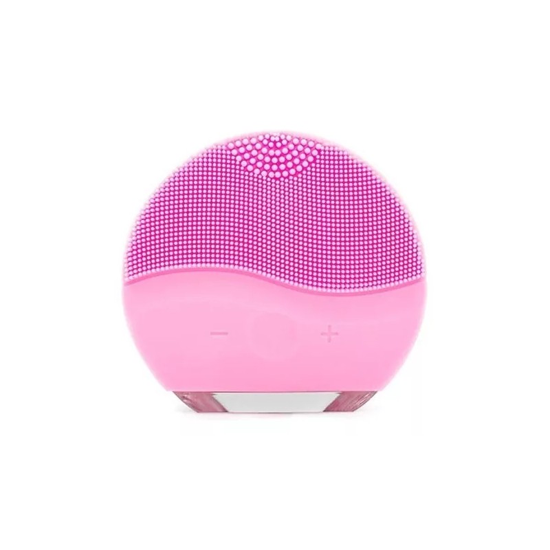 Cepillo Facial Electrico Recargable Usb Limpiador Exfoliante Color Rosa