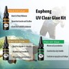 EUPHENG UV Clear Glue Thin Formula for Fly Tying, Fast