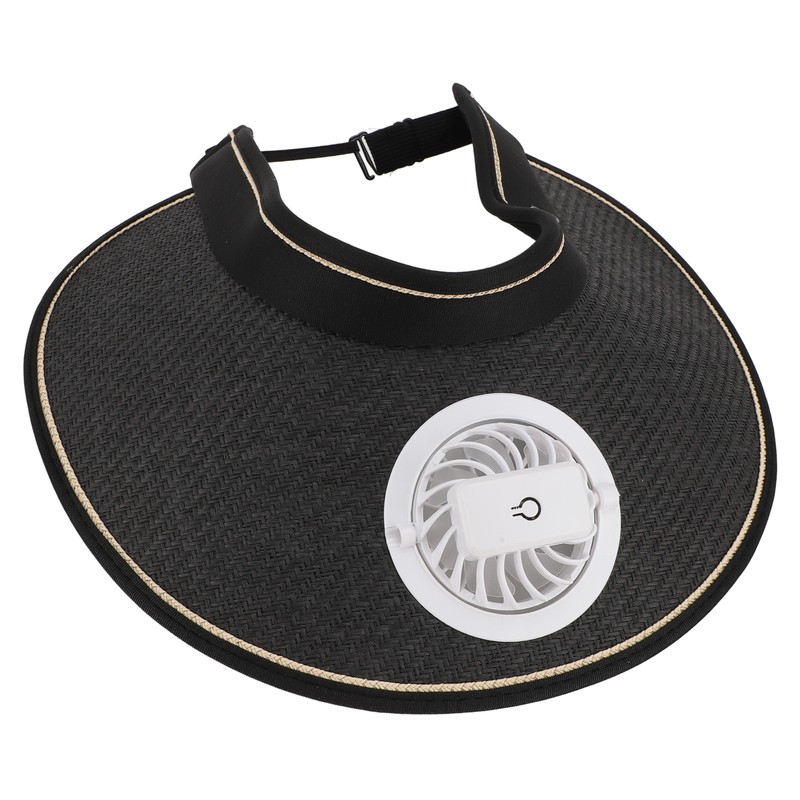 Fan Hat USB Rechargeable 300mah Elastic Band Angle Adjustable Extra