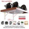 Shelf Brackets 16 Inch, Heavy Duty 90 Degree Floating Wall