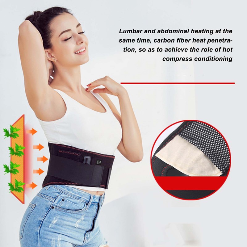 Waist Brace Three Speed Temperature Adjustment Decompression Comfortable Breathable Lumbar