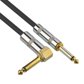 S SIENOC Guitar Cable 3 m 10 ft 1/4 Inch 6.5 mm Electric Guitar Bass Musical Instrument Spring Cable