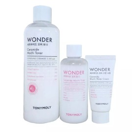 TONYMOLY 토니모리 원더 세라마이드 모찌토너 500ml+100ml+크림 30ml TONYMOLY Wonder Ceramide Mochi Toner 500ml+100ml+Cream 30ml