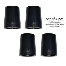 AARAM PVC Tips for Walker 1 inch to 1.2 inches / 26 to 31 mm Size, Metal insert in the product for better durability