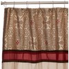 Madison Park Donovan Design Weave Red Shower Curtain, Jacquard Traditional