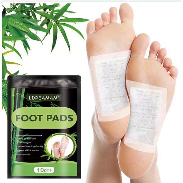 Detox Foot Pads,Detox Foot Patches,Deep Cleansing Detox Foot Pads,Improve Sleep Quality Enhance Blood Circulation,Relieve Body Stress 10Pcs