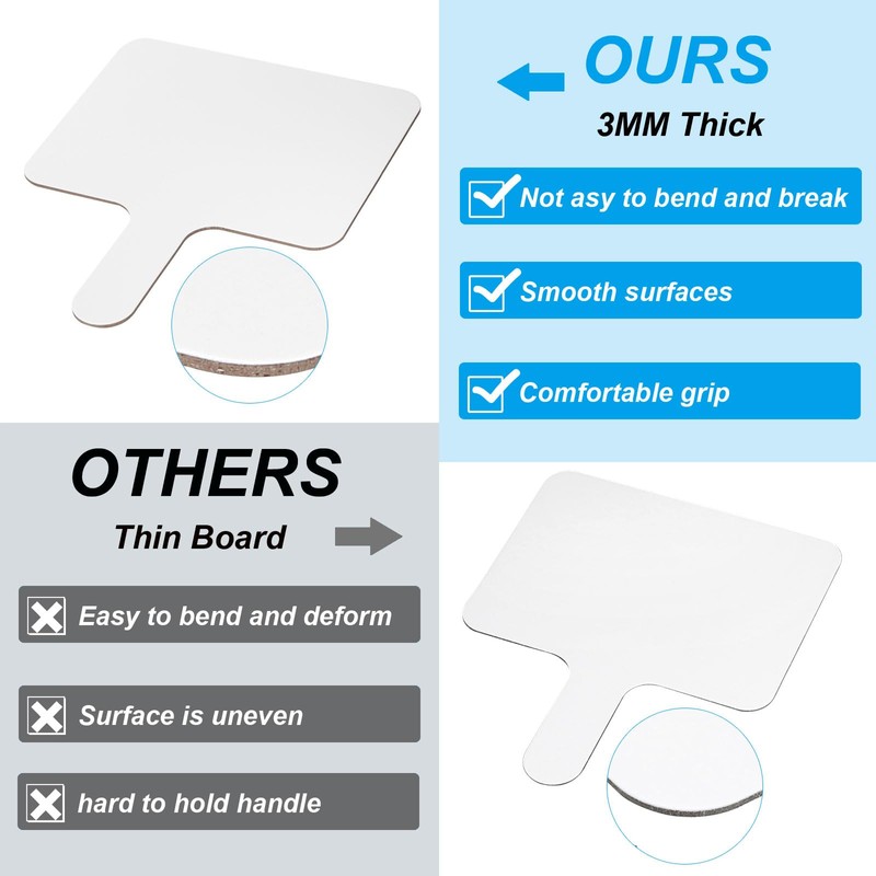 PATIKIL 9 x 5 Inch Dry Erase Boards, Pack of