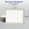 Avery Postcards with Metallic Gold Borders, 3-15/16" x 5-3/16", 40