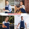 Utopia Kitchen 10 Pack Bib Apron, Unisex Adjustable Aprons with