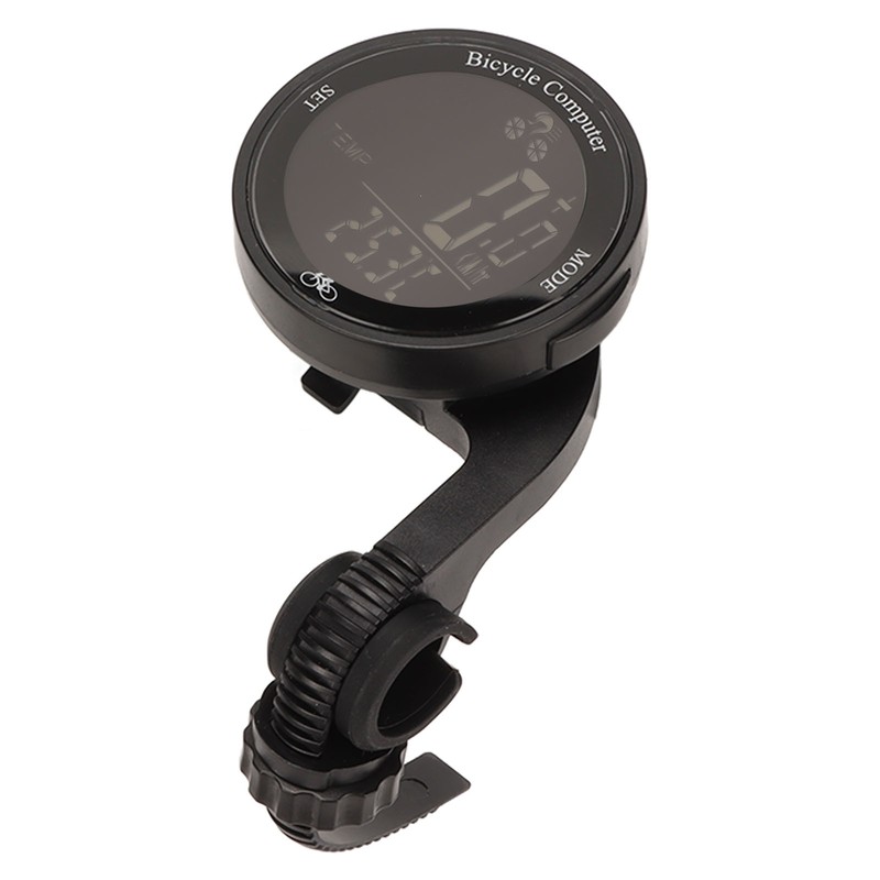 Bike Computer Speedometer Thermometer Clock Large Screen Clear Handwriting Waterproof