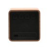 Widdop and Co Interval LED Wooden Alarm Clock with Bluetooth