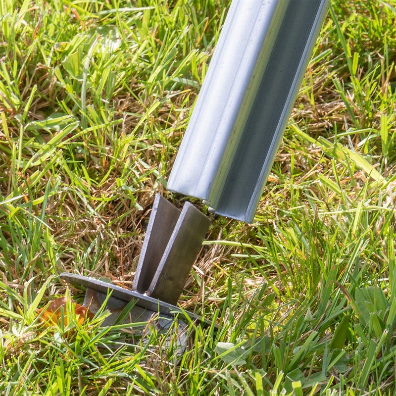 VOSS.farming Ground plate for Z-profile fence posts, bracing of wild