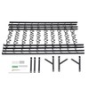10 Tier Wine Rack, Stackable Freestanding Floor Mount Wine Holder