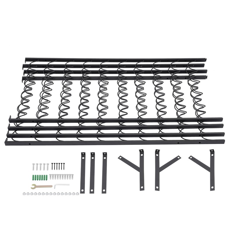 10 Tier Wine Rack, Stackable Freestanding Floor Mount Wine Holder