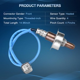 O2 Oxygen Sensor Upstream for Nissan Sentra Versa 1.8L 2.0L 2010-2012, for Altima Maxima 3.5L 2010-2013, for Nissan Cube 1.8L 2010, O2 Sensor Replace 234-9096 22693-1FN0A 22693 1FN0A 1Pc