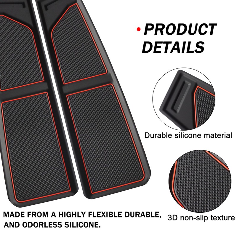 SENSHINE Silicone Dash Dashboard Cover Mat for Ford Bronco Accessories