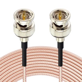 Superbat 3G/HD SDI Cable BNC Cable (150 cm/75Ω) for Cameras and Video Devices, Supports HD-SDI/3G-SDI/4K/8K, SDI Video Cable (Straight, 1 Piece)