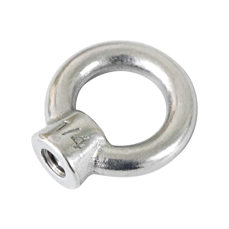 Qlvily 4 Packs 316 Stainless Steel Lifting Eye Nut 1/4"