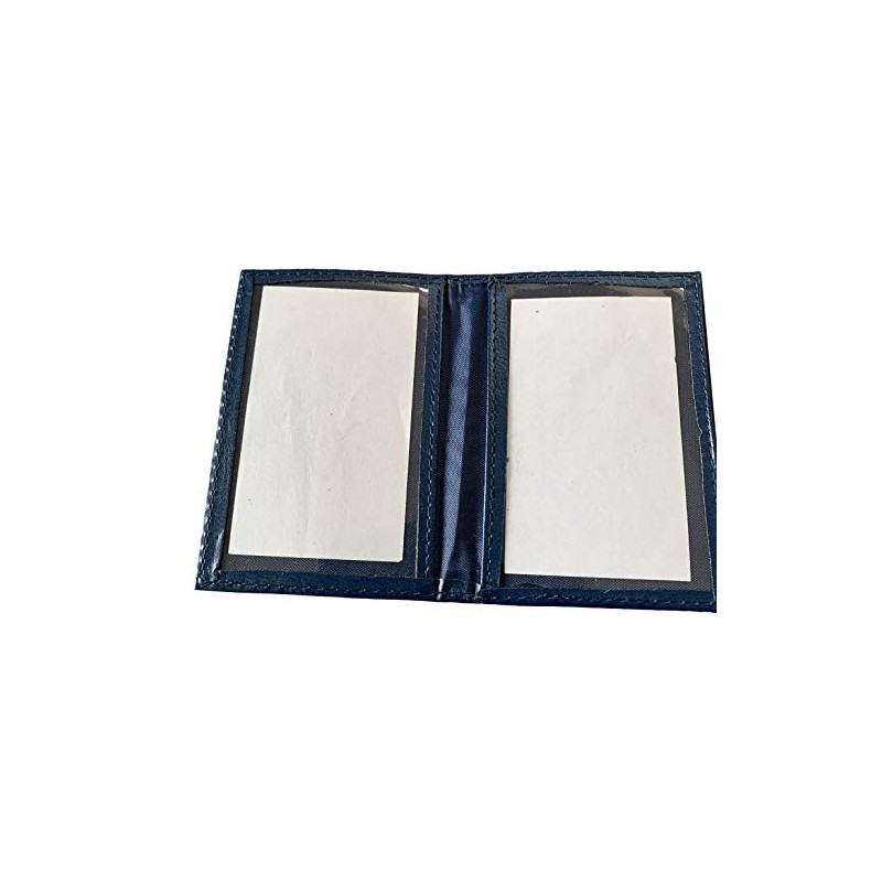 Lorenz Leather Effect Grained PU Travel Id Pass Card Holder