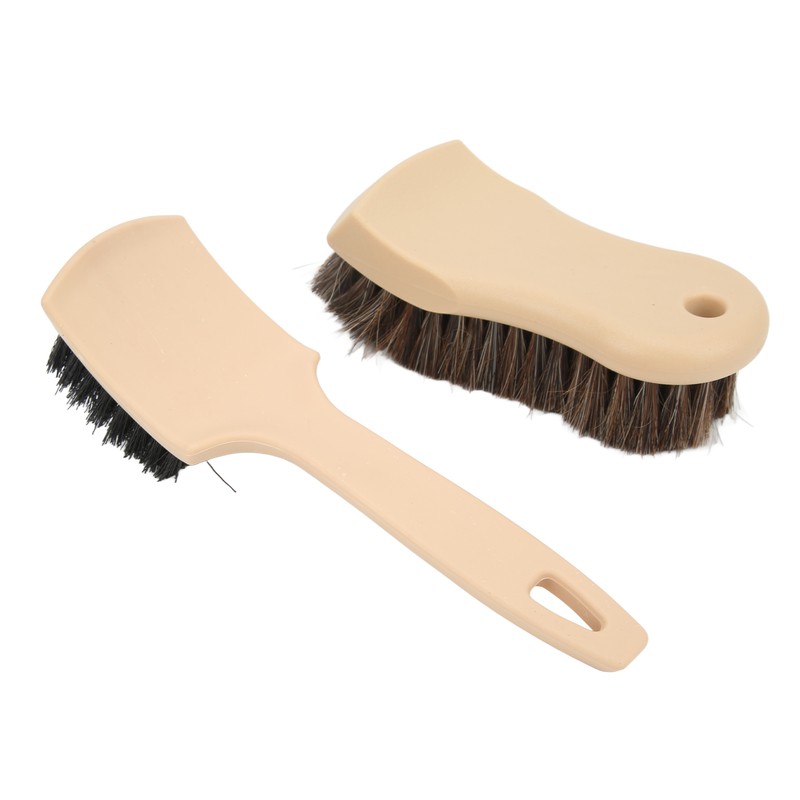 Car Wheel Tire Cleaning Brush Horsehair Interior Exterior for Leather