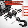 Nilight Synthetic Winch Rope Kit, 1/4 Inch x 50 Feet