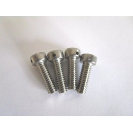 MS35275-245 Fillister Screw 8-32 x 1/2" Slotted Drilled Head Stainless- Lot of 4