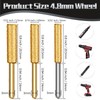 Jiozermi 30 Pcs 1/8" Chainsaw Sharpening Stones Diamond Chainsaw Sharpener